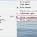 Todos os ícones da área de trabalho desapareceram. E agora?