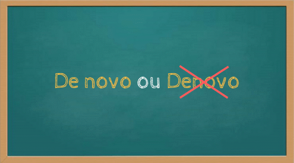 De novo ou denovo? - Blog do Ladeira