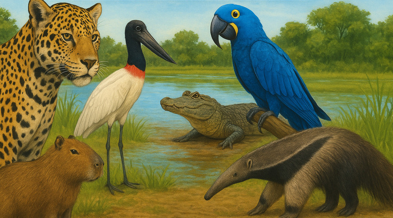 🐆 Animais do Pantanal: espécies, curiosidades e importância para o ecossistema
